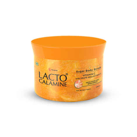 Buy Lacto Calamine Vitamin C Sugar Body Scrub 200 gm - Purplle