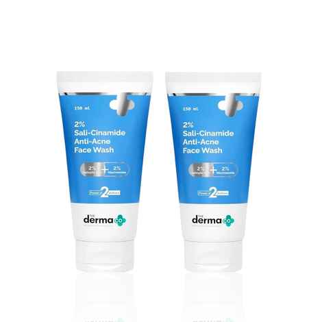 Buy The Derma co.Sali-Cinamide Anti-Acne Face Wash with 2% Salicylic Acid & 2% Niacinamide (80 ml) (Pack of 2) - Purplle