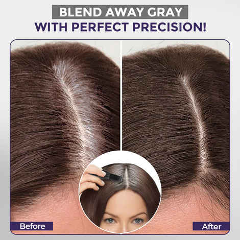 Buy Sanfe quick fix hair & eyebrow touch-up kit | powder stick for thinning hair, bald spots & root cover-up | hairline contouring | waterproof | covers gray & thin hair for men & women. 0.5 gm - Purplle