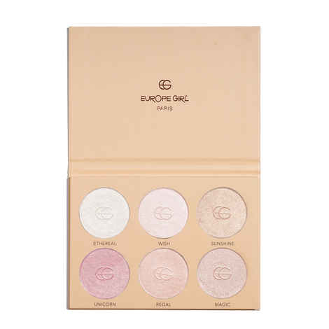 Buy Europegirl Cosmetics After Glow Highlighter Palette 50 gm - Purplle