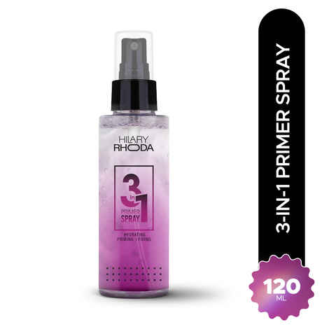 Buy Hilary Rhoda 3-in-1 Primer Spray | Water-Based Primer & Setting Spray | Refreshes Face & Blurs Pores | Dewy Finish | Oil Control | Lasts All Day Long | 120 ml - Purplle