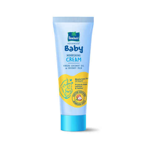 Buy Parachute Baby Advansed |Nourishing Cream | Doctor Certified | Virgin Coconut Oil & Coconut Milk | Ph 5.5 | 24 Hour Moisturization | 100 gm - Purplle