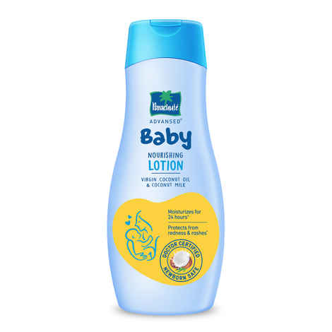 Buy Parachute Baby Advansed | Lotion for New Born Babies | Doctor Certified | Virgin Coconut Oil & Coconut Milk | Ph 5.5 | 24 Hour Moisturization | 410 ml - Purplle