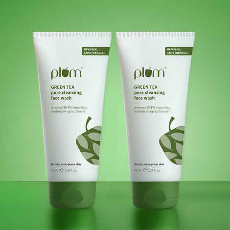 Plum Green Tea Duo Face wash 75 ml, Pack of 2