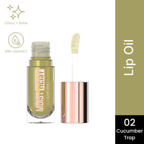 Buy Swiss Beauty Moist Heist Lip Oil | Colour-Changing | With Vitamin E & Mint Oil | Nourish & Protect - 4.8 gm, Cucumber Trap - Purplle