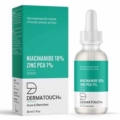 Buy Dermatouch 10% Niacinamide Serum for Acne & Blemishes| Oil Balancing with Zinc PCA | For Acne Prone skin | 30 ml - Purplle
