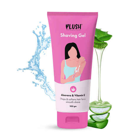 Buy Plush - All Natural Shaving Gel - 100 gm - Purplle