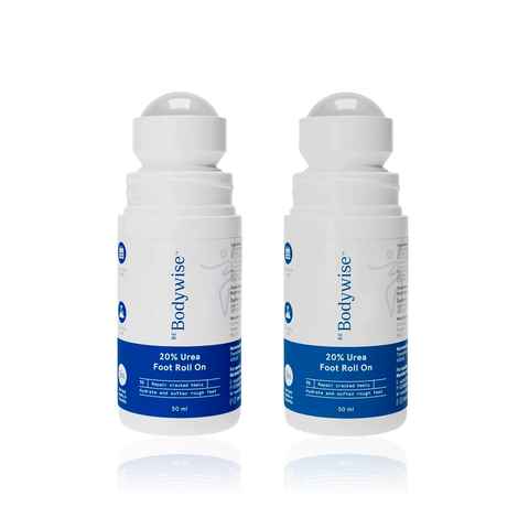 Be Bodywise 20% Urea Foot Roll On Pack of 2 - (50 ml * 2)