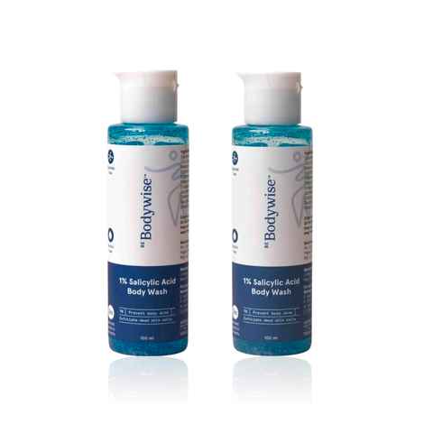 Be Bodywise 1% Salicylic Acid Wash Pack of 2 - (100 ml * 2)