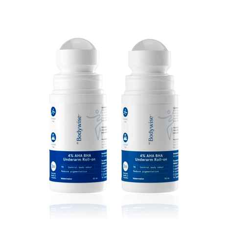 Buy Be Bodywise 4% AHA BHA Underarm Roll On (Watermelon Fragrance) Pack of 2 - (50 ml * 2) - Purplle