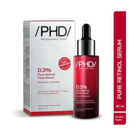 Buy Proven Honest Derma (PHD) 0.3% Pure Retinol Face Serum - 30 ml - Purplle