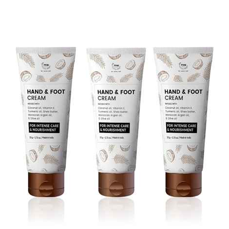 Buy TNW - The Natural Wash Hand & Foot Cream 50 gm | Pack of 3 - Purplle