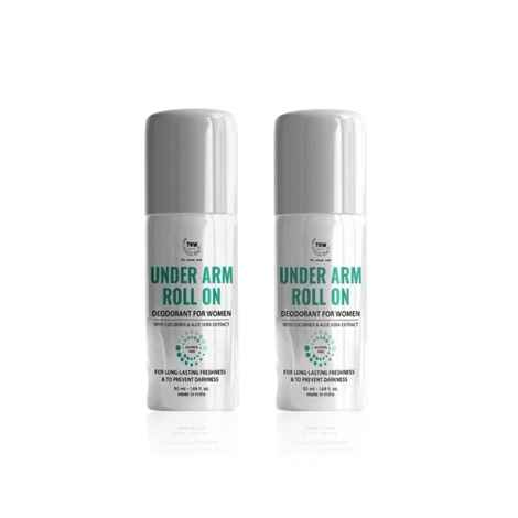 TNW - The Natural Wash Underarm Roll-On Deodorant (Women) 50 ml | Pack of 2