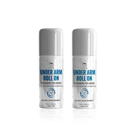 Buy TNW - The Natural Wash Underarm Roll-On Deodorant (Unisex) 50 ml | Pack of 2 - Purplle