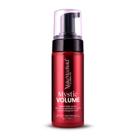 Buy MakeMeeBold Mystic Volume (150 ml) | Hair Styling Foam | Volumizer for Fine Hair | Adds Bounce & Shine | Paraben-Free, Sulphate-Free, Vegan - Purplle