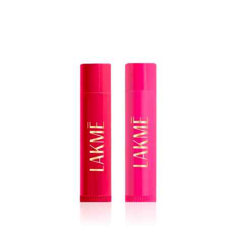 Lakme Lip Love Care Stick Combo of 2( Strawberry|Nourishing Lip Balm SPF 15 (4.5 gm) + Cherry Nourishing Lip Balm SPF 15 ( 4.5 gm))