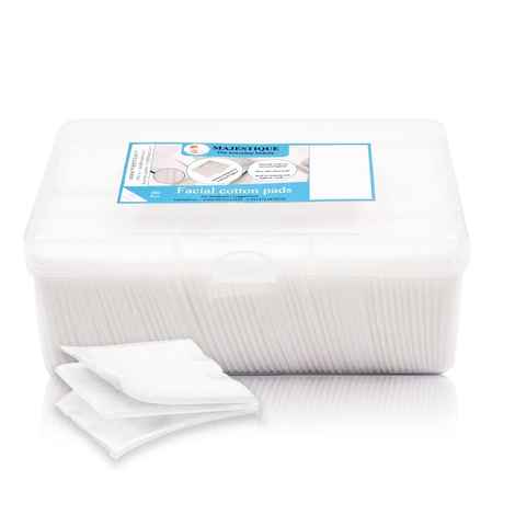 Buy Majestique 460-Count Facial Cotton Pads FC23 Soft and Makeup Remover Wipes for Effective Facial Cleansing - Purplle