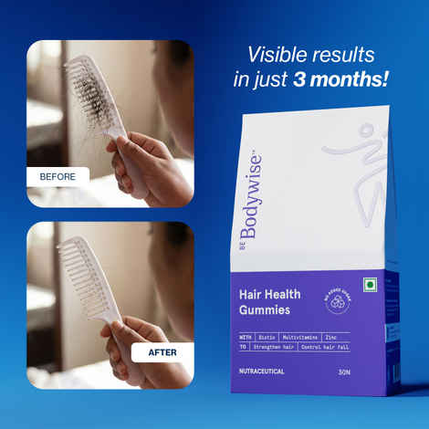 Buy Be Bodywise Biotin Hair 30mcg Gummies - 111 gm, 30N - Purplle