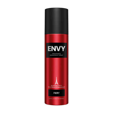 Buy ENVY Fiery Deodorant Body Spray - 140 ml | Long Lasting Deo for Men - Purplle