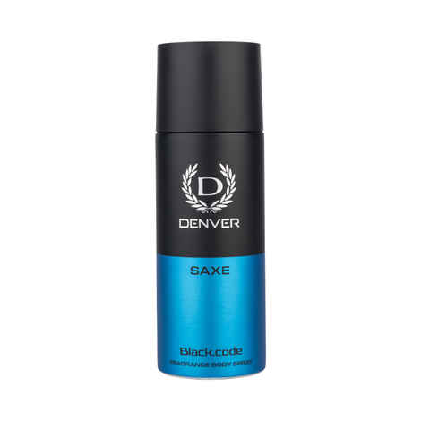Buy DENVER Black.Code Saxe Deo - 150 ml | Long Lasting Deodorant Body Spray for Men - Purplle