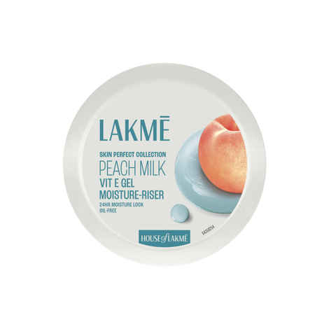 Buy Lakme Peach Milk Gel Moisturiser with 2% Pro Ceramide | 24hr Deep Hydration for Strong Skin Barrier Repair & Glowing Skin | Lightweight, For Dry Skin, Normal/Oily Skin & Sensitive Skin 50 gm - Purplle