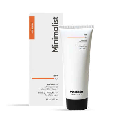 Buy Minimalist SPF 50 Sunscreen - 100 gm - Purplle