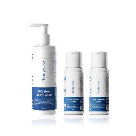 Be Bodywise Winter Intense Moisture & Relief Kit -0.5% Ceramide Body Lotion (2 x 30 ml) + 10% Urea Body Lotion (200 ml) Combo of 2