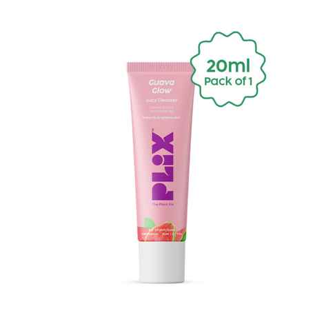 Buy PLIX Guava Juicy Mini Cleanser | For Skin Brightening With Vitamin C | Promotes Hydration & Skin Brightening| For Men & Women| For Daily Use | 20 ml - Purplle