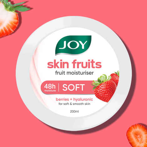 Buy Joy Super Soft Cold Skin Cream for 48 Hr Moisturization - Berries (200 ml) - Lightweight & Oil Free Moisturizer For Instant Hydration | Non Sticky & Non Greasy Cream for Hands, Face & Body - Purplle