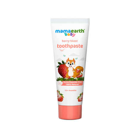 Buy Mamaearth 100 Percent Natural Berry Blast Kids Toothpaste (50 gm) - Purplle