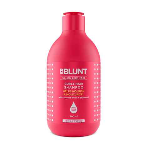 Buy BBLUNT Curly Hair Shampoo with Coconut Water & Jojoba Oil - 300 ml - Purplle