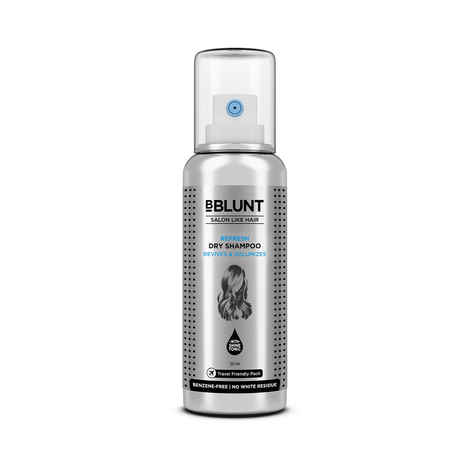 Buy BBLUNT Refresh Dry Shampoo to Instantly Refresh & Add Volume - 50 ml Travel-Friendly | Benzene-Free | Leaves No Residue - Purplle