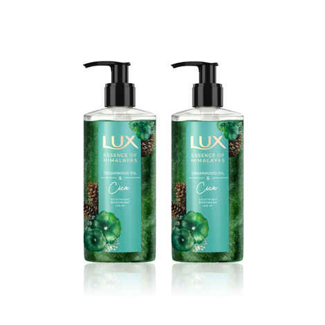 Lux Essence of Himalayas Cedarwood Oil & Cica Soothing Body Wash (400 ml) Pack of 2
