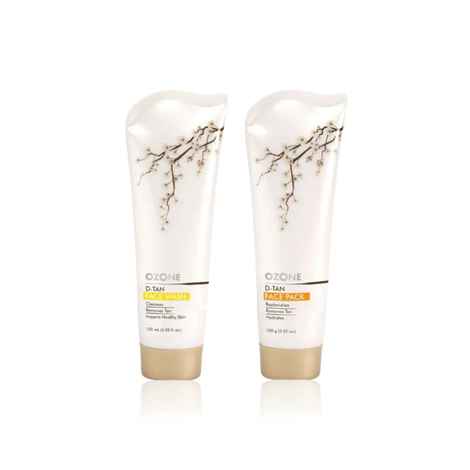 OZONE Double D-Tan Cleansing Duo – Face Wash & De-Tan Face Pack Pack of 2