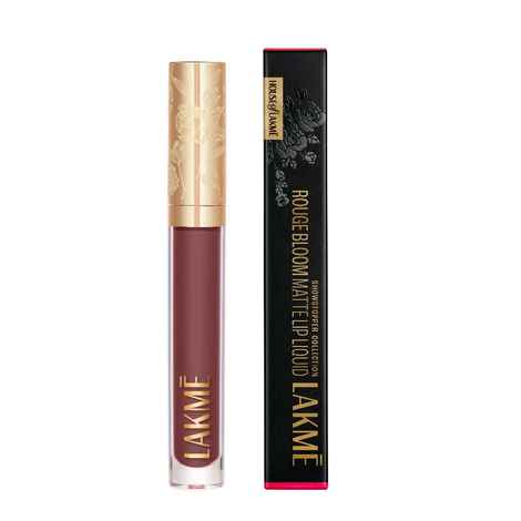 Buy Lakme Rouge Bloom Matte Lip Liquid Mocha Maiden 301 - 3.5 ml - Purplle