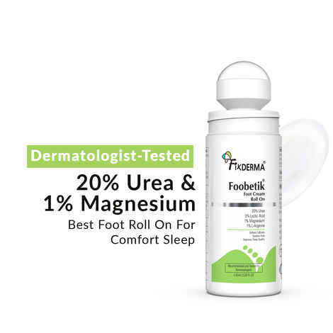 Buy Fixderma Foobetik 20% Urea Foot Roll On For Cracked Heels with 5% Lactic Acid 60 ml - Purplle