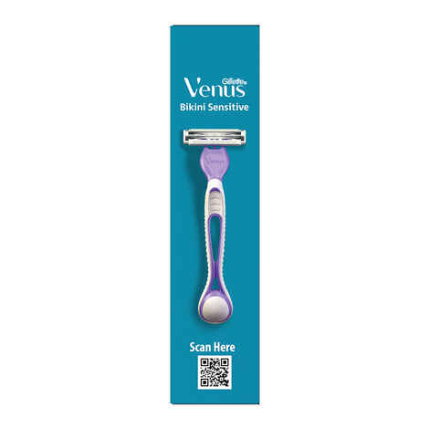 Buy Gillette Venus Bikini sensitive hair removal, 2 razors| Intimate care| Derm tested| No irritation - Purplle