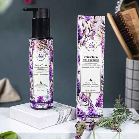 Buy Puro Body & Soul Terra Tress - Hair & Scalp Oil 100 ml - Purplle