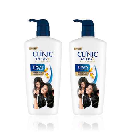 Buy Clinic Plus Strong & Long Health Shampoo (650 ml) -Pack of 2 - Purplle