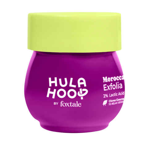 Buy Hula Hoop By Foxtale Moroccan Silk Exfoliating Body Scrub (18 ml) - Purplle
