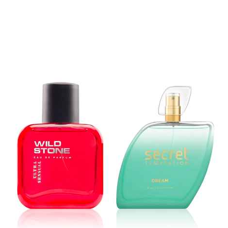 Buy Wild Stone Ultra Sensual 50 ml & Secret Temptation Dream 50 ml Perfumes | Just Us Two Combo (Combo of 2) - Purplle