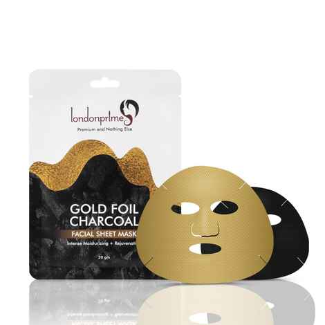 Buy London Prime Gold Foil Facial Sheet Mask (20 gm) - Purplle