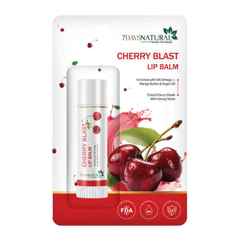 Buy 7 Days Natural Cherry Blast Lip Balm Juicy Care – 5 gm - Purplle