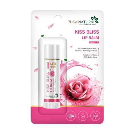 Buy 7 Days Natural Kiss Bliss Lip Balm Daily Nourish – 5 gm - Purplle
