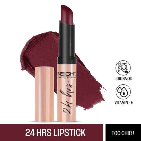 Buy INSIGHT COSMETICS 24 HRS NON TRANSFER MATTE LIPSTICK (LL-03)_TOO CHIC! (21) 3 gm - Purplle