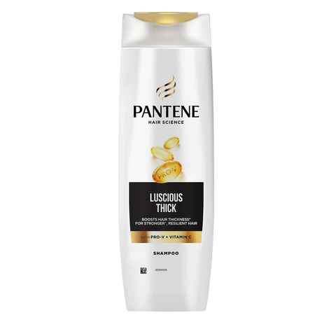 Buy Pantene Hair Science Luscious Thick Shampoo, 340 ml - Purplle