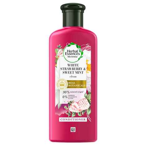 Buy Herbal Essences White Strawberry & Sweet Mint CONDITIONER- For Cleansing and Volume - No Paraben, No Colorants, 240 ml - Purplle