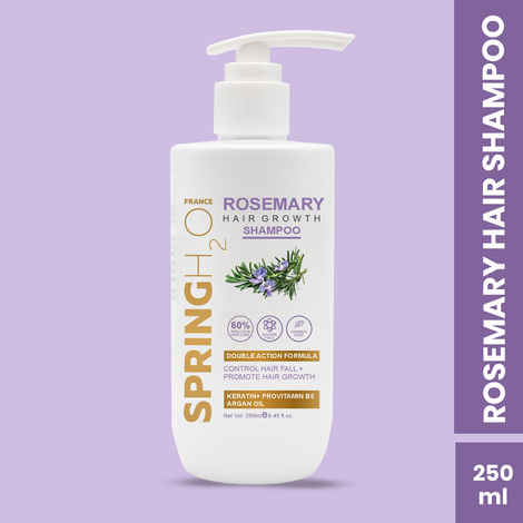 Buy SPRING H2O FRANCE Rosemary Hair Growth Shampoo Control Hair Fall & Promote Hair Growth 250 ml - Purplle