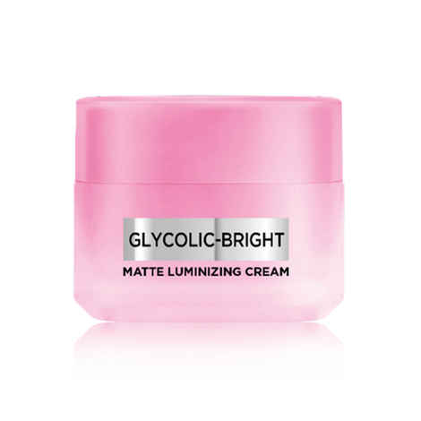 Buy L'Oreal Paris Glycolic Bright Matte Luminizing Cream | Instant Glow Booster | Matte Skin | Luminizing Glow | Dark spot & Pigmentation Reduction | 50 ml - Purplle