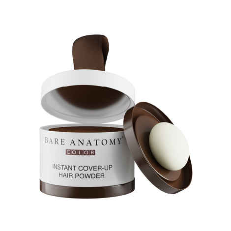 Buy Bare Anatomy Cover-Up Hair Powder for 100% Instant Grey Coverage | Brown Color | 4 gm - Purplle